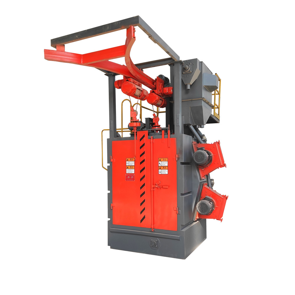 Hook Remote Overhead Hanger Type Shot Blasting Machine for Cleaning Gas Tank